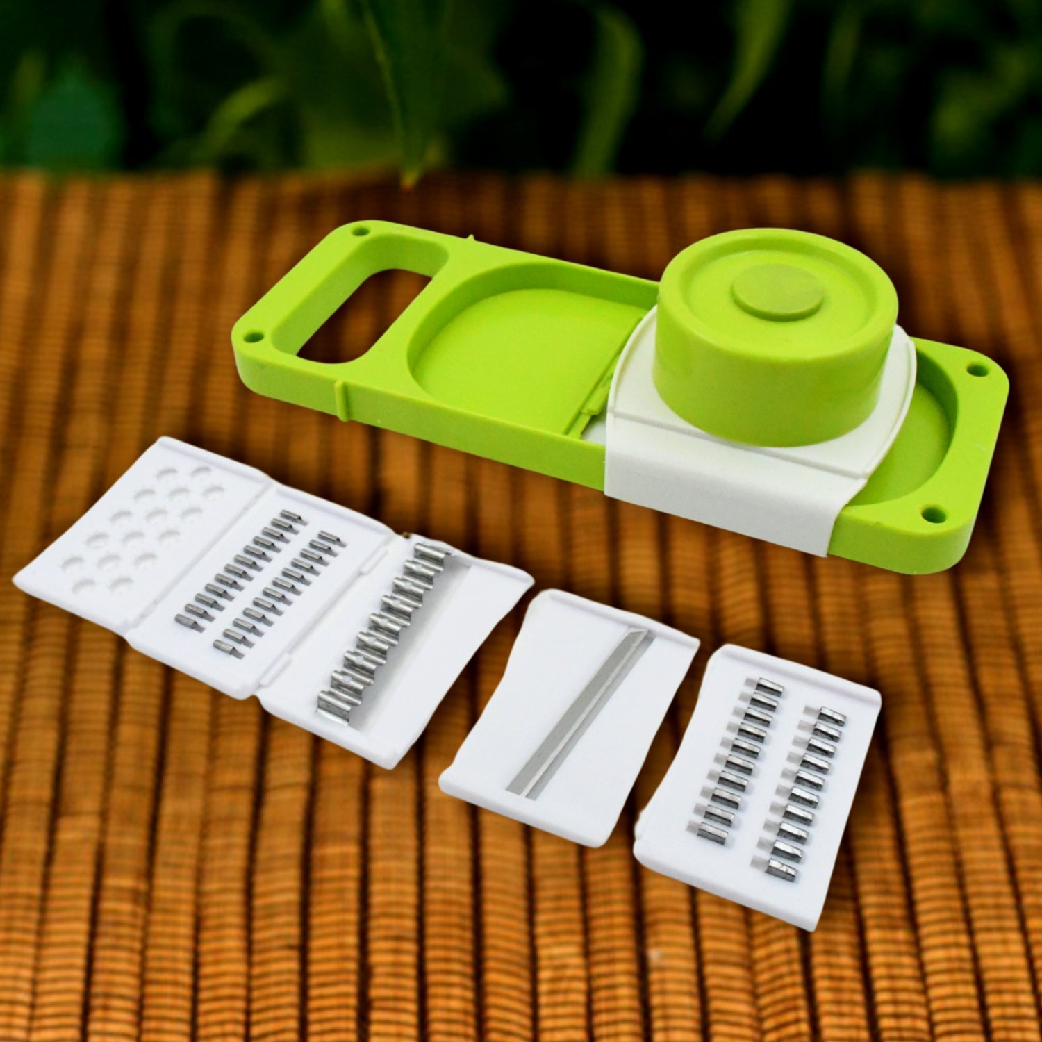 5842 Slicer for Kitchen 5 in 1 Foldable Vegetable Slicer Blade Potato Cutter, Veggie Slicer, Onion Slicer, Julienne Grater with Protective Guards, Stainless Steel Blade 5842 Slicer for Kitchen 5 in 1 Foldable Vegetable Slicer Blade Potato Cutter, Veggie Slicer, Onion Slicer, Julienne Grater with Protective Guards, Stainless Steel Blade